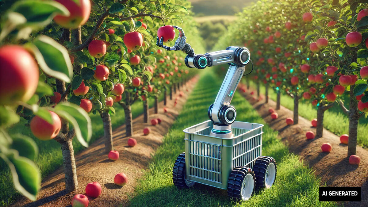 AI and Agriculture: How to Pick an Apple